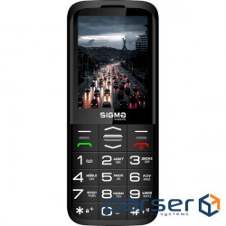 Mobile phone SIGMA MOBILE Comfort 50 Grace Black (4827798121818)