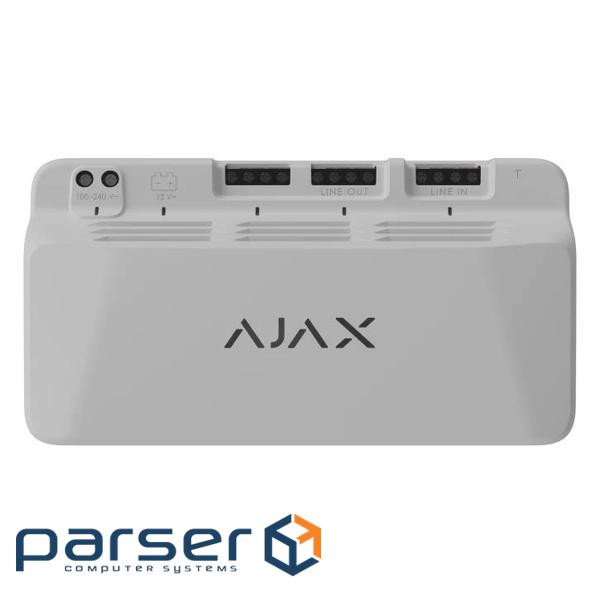 Модуль для додаткового живлення Ajax Superior LineSupply (45 W) Fibra Whi (SLineSupply (45 W) Fibra)