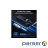 УМБ Choetech 25200mAh 140W, 2xUSB-C PD5.0 USB-A QC3.0 22W, Li-pol, Display, black (B670-CCGY)