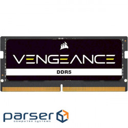 Модуль пам'яті CORSAIR Vengeance SO-DIMM DDR5 4800MHz 16GB (CMSX16GX5M1A4800C40)