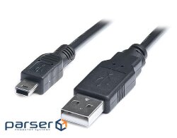 Date cable USB 2.0 AM to Mini 5P 1.8m REAL-EL (EL123500006)