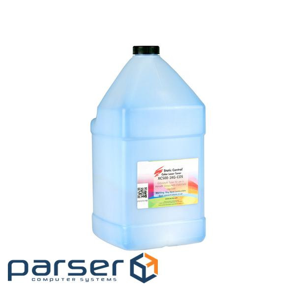 Тонер Xerox VersaLink C500/C600 1кг cyan Static Control (XC500-1KG-COS)