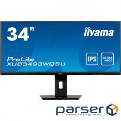 34'' 16:9 ADS-IPS LCD monitor, 3440x1440, 75 Hz, 4 ms , FreeSync, HDR, 2xHDMI 2.0/1xD (XUB3493WQSU-B5)