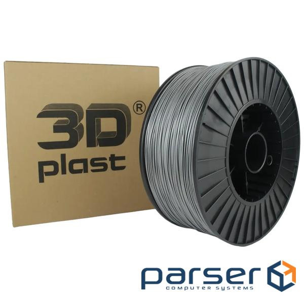 Пластик для 3D-принтера 3Dplast PETG 1.75мм, 3кг, gray metallic (3DPTG1753GRMT)