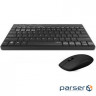 Kit keyboard + mouse RAPOO 8000M Black