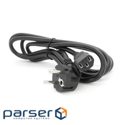 Кабель живлення Schuko CEE7 / 7-C13, 1.8M, CCA, 1.5mm, OEM (євровилка), b (CEE7 / 7-C13-CCA18 / 1.5)