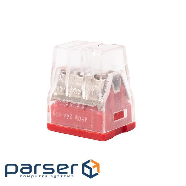 З"єднувальний роз"єм 6x 0,5-2,5 мм2, 24A, 450V, 100 шт. (EL240432)