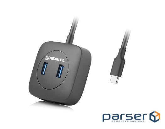 Концентратор REAL-EL CQ-407 black (EL123110011)