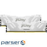 Модуль пам'яті KINGSTON FURY Renegade White/Silver DDR5 8000MHz 48GB Kit 2x24GB (KF580C38RWK2-48)