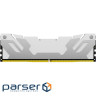Модуль пам'яті KINGSTON FURY Renegade White/Silver DDR5 8000MHz 48GB Kit 2x24GB (KF580C38RWK2-48)