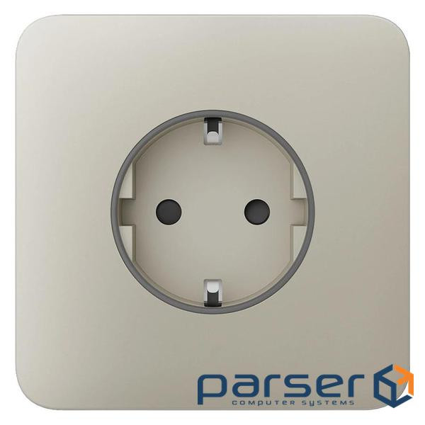 Передня панель для вбудованої розетки Ajax SoloCover for Outlet Basic, ivory (000046677) Ajax SoloCover for Outlet Basic, ivory (000046677)
