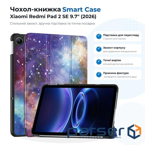 Чохол до планшета BeCover Smart Case Xiaomi Redmi Pad 2 SE 9.7" (2026) Space (715839)