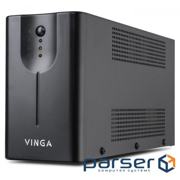 Джерело безперебійного живлення Vinga LED 1500VA metal case (VPE-1500M)