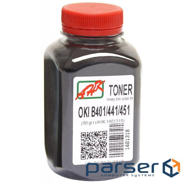 Тонер OKI B401/B441/B451 80г Black AHK (1401319)