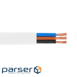 Кабель Одескабель 03VVH2-F 3G2,5 білий, бухта 100м (5136127шв 100м)