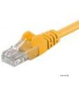 Patch cord RJ45 UTP6 5.0m, patch AWG24 D=5.8mm Gold Protect, yellow (75.06.8418-10)