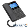 Grandstream GHP631, Compact Hotel IP Phone, 2 SIP accounts, 2 lines, 1x Ethernet 10/100 PoE, 480x320