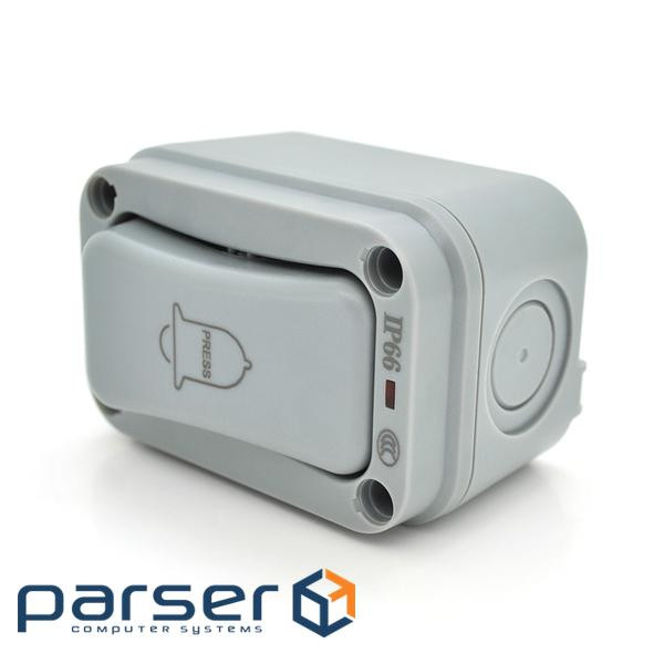 Кнопка одинарна зовнішнього монтажу SL-3, вузька, водонепроникна, IP66, AC:110-250V, 10A (Sicoele-3) , IP66, AC:110-250V, 10A (Sicoele-3)