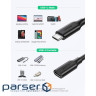 Кабель-продовжувач USB 3.1 Gen 2 Type-C M-M, 1 м, (20V/5A), 100W （10Gbps）Чорний , US353 UGREE (10387)
