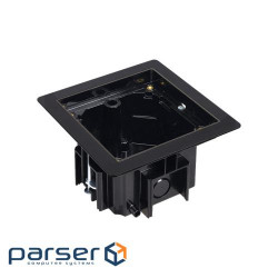 Підлогова коробка люка IP66 1,5xK45 для фальшпідлог, чорний (indoor) (KGT100RF/74)