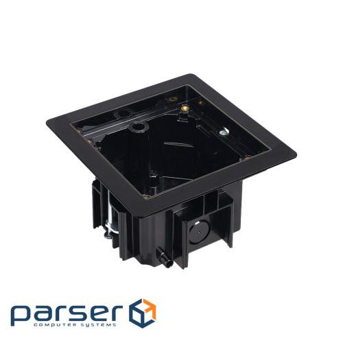 Підлогова коробка люка IP66 1,5xK45 для фальшпідлог, чорний (indoor) (KGT100RF/74)