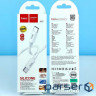 Cable HOCO X87 Magic Silicone Type-C to Type-C PD 60W 1m White (6931474783264)