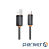 Дата кабель USB 2.0 AM to USB-C 1.0m 3A black XO (NB302-AC.black)