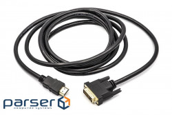 Кабель мультимедійний HDMI to DVI 3.0m PowerPlant (CA910991)
