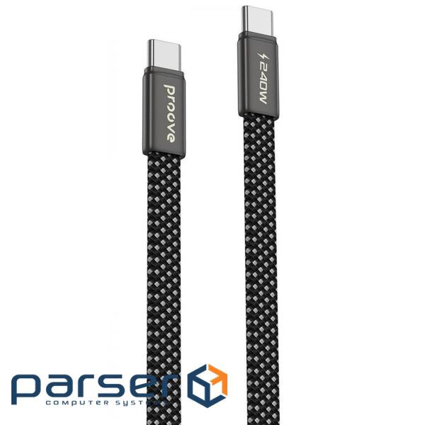 Кабель Proove AirLine Type-C to Type-C 240W (1.5m) black (CCAI24002201)