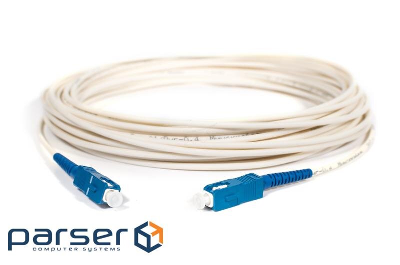 Патчкорд оптичний Optolink FTTH SC/UPC-SC/UPC, (FTTH SC/UPC-SC/UPC, 3mm, 7m (G.657A), LSZH, white)