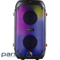 Акустична система 2.0 Defender Boomer 25, 25Вт RGB/BT/FM/USB/TF/AUX/MIC, чорна (65425)