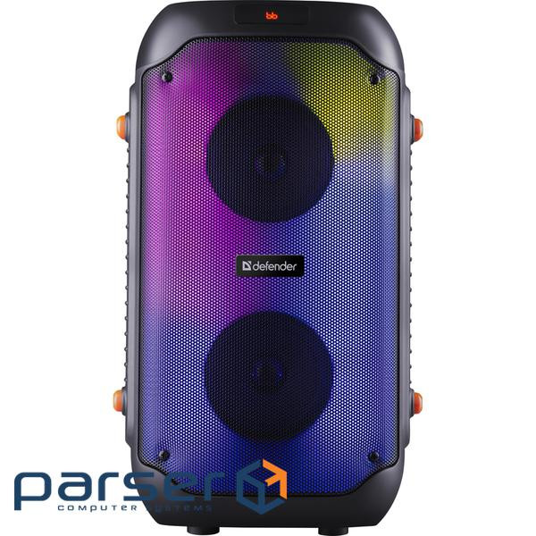 Акустична система 2.0 Defender Boomer 25, 25Вт RGB/BT/FM/USB/TF/AUX/MIC, чорна (65425)