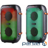 Акустична система 2.0 Defender Boomer 25, 25Вт RGB/BT/FM/USB/TF/AUX/MIC, чорна (65425)
