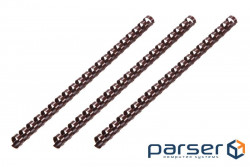 Пластикові пружини для біндера 2E, 22мм, шоколад, 50шт (2E-PL22-50CH) (2E-PL22-50CH)