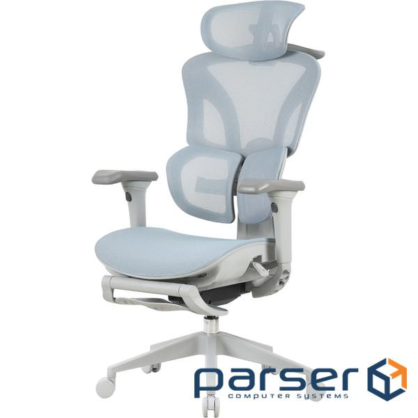 Офісне крісло OfficePro Elite OC950GLB Gray/Light Blue
