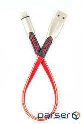 Кабель Dengos USB-Lightning 0.25м Red (PLS-L-SHRT-PLSK-RED)