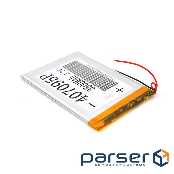 Літій-полімерний акумулятор 4*70*95mm (Li-ion 3.7В 3500мА&middot,год) (047095) ) (047095)