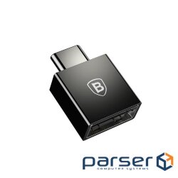 Baseus Exquisite Type-C to USB Adapter Black (CATJQ-B01)