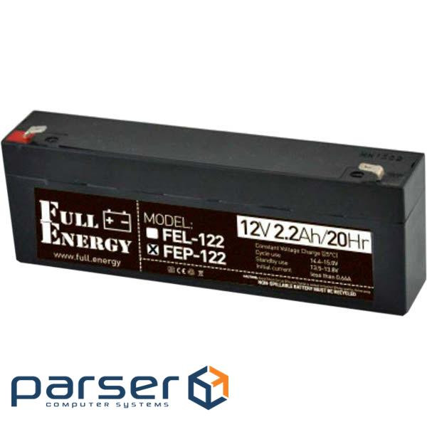 Акумуляторна батарея FULL ENERGY FEP-122 (12В, 2.2Агод )