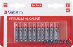 Батарейка VERBATIM Premium Alkaline AA 20шт/уп (49877)