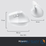 Вертикальна миша LOGITECH Lift for Business Off-White (910-006496)