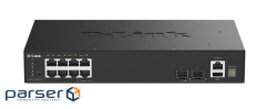 Комутатор D-Link DGS-1530-10 8xGE, 2xSFP+ Керований. L2+
