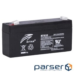 Акумуляторна батарея RITAR RT632 (6В, 3.2Ач)