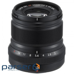 Об'єктив Fujifilm XF 50mm F2.0 R WR Black (16536611)