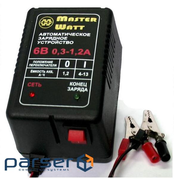 Автоматичне ЗУ для аккумулятора 6V (1,3-13Ah) (MF,WET,AGM,GEL,NICD,NIMH), 180-240V, Струм зар (MW-AZU6)