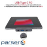 Концентратор USB Type-C Promate PadHub-Pro 4 in 1 Grey (padhub-pro.grey)