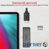 Концентратор USB Type-C Promate PadHub-Pro 4 in 1 Grey (padhub-pro.grey)