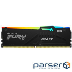 Модуль пам'яті KINGSTON FURY Beast RGB EXPO DDR5 5600MHz 64GB Black (KF556C36BBEA-64)