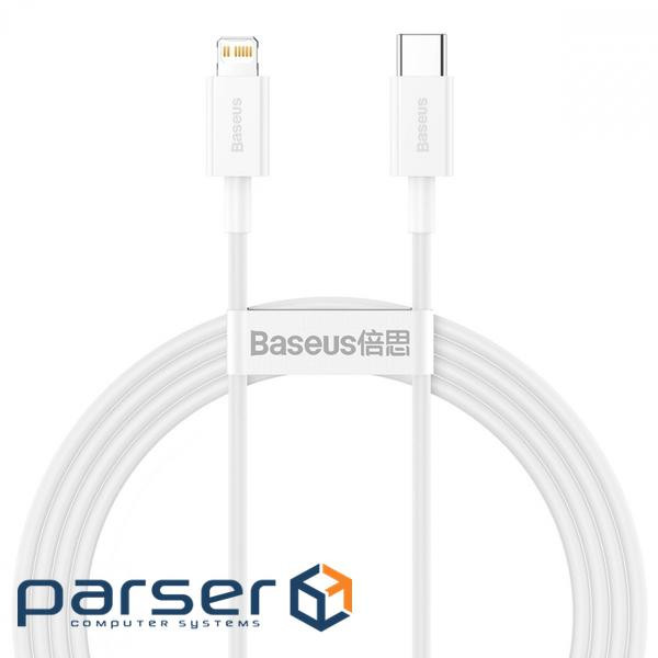 Кабель Baseus Superior Series Fast Charging Data Cable Type-C to iP PD 20W 1.5m White (CATLYS-B02)