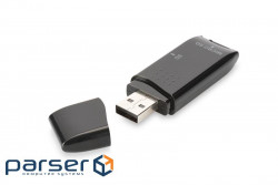 Кардрідер DIGITUS USB 2.0 SD/MicroSD (DA-70310-3)